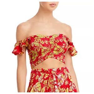 Tiare Hawaii Hollie Crop Cover Up Top